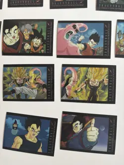 Lot 17 Carte Dragon Ball Z - Trading Cards Chromium - Amada 1996 Trace Usure - Image 5