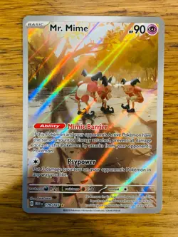Mr. Mime (179/165) S&V 151 Illustration Rare Pokemon Card! FAST & FREE P&P! - Image 1