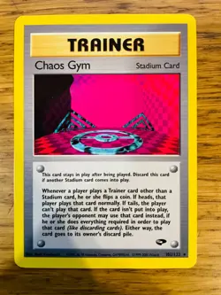Chaos Gym (102/132) Rare Gym Challenge Set Pokemon Card! FREE P&P! - Image 4