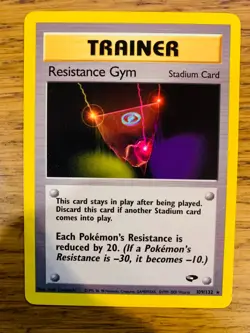 Resistance Gym (109/132) Rare Gym Challenge Set Pokemon Card! FREE P&P! - Image 2