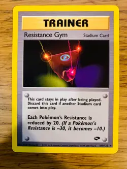 Resistance Gym (109/132) Rare Gym Challenge Set Pokemon Card! FREE P&P! - Image 4