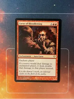 Curse of Bloodletting - Dark Ascension - Magic the Gathering - MTG - Image 1