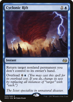 Cyclonic Rift #35 (MP) Modern Masters 2017 MM3 Magic MTG - Image 1