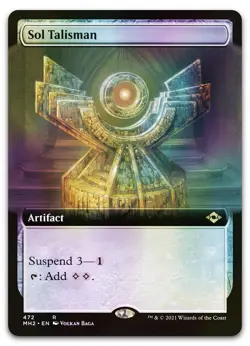 Sol Talisman (Extended Art) #472 (Foil) (NM) Modern Horizons 2 MH2 Magic MTG - Image 1