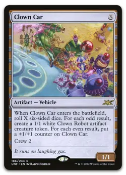 Clown Car #186 (NM) Unfinity UNF Magic MTG - Image 1