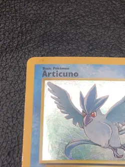 B6 Articuno 2/62 Fossil Unlimited Holo Rare Vintage Pokemon Card - Image 2