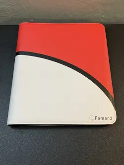 Pokemon Pokeball Design Top Loader Card Binder 16 Pages Holds 288 Cards FREE S/H - Image 1