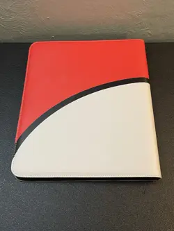 Pokemon Pokeball Design Top Loader Card Binder 16 Pages Holds 288 Cards FREE S/H - Image 2
