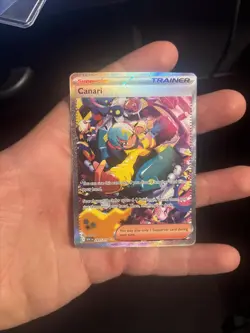 Pokemon, Canari, Ascended, Hyper Rare Full Art Holo, 291/217 NM-LP - Image 1