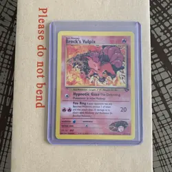 Pokemon TCG Brock's Vulpix Gym Challenge Card 37/132 Regular MP/HP - Image 1