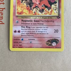 Pokemon TCG Brock's Vulpix Gym Challenge Card 37/132 Regular MP/HP - Image 4