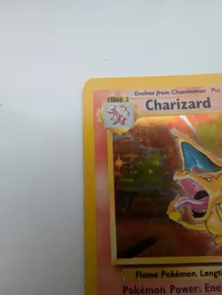 Pokemon Charizard Base Set Unlimited Holo Rare Card 4/102 LP Excellent - Image 4