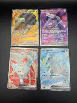 Pokemon Full Art Ex Lot of (4) Cards - Image 1