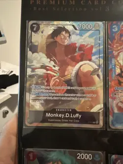 ONE PIECE - PROMO - P-075 (Foil) Full Art MONKEY.D.LUFFY ENG NM Fast Ship - Image 1