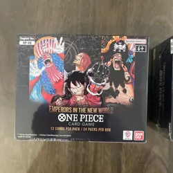 *MINT* 2x OP09 Emperors in the New World Booster Box Factory Sealed One Piece - Image 2