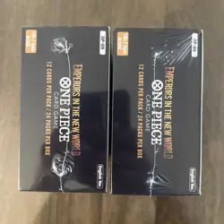 *MINT* 2x OP09 Emperors in the New World Booster Box Factory Sealed One Piece - Image 4