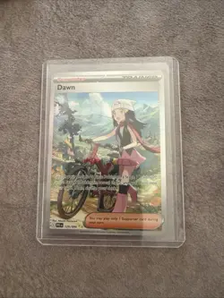 Dawn 129/094 Pokemon TCG Phantasmal Flames SIR Mint English Pokemon Card - Image 1