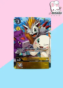 Digimon Trading Card Herissmon P-068 P Alt Art PROMO Karte Tournament Pack - Image 1