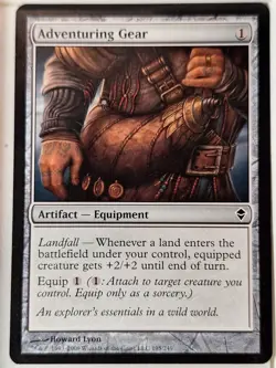 Adventuring Gear - Zendikar - Magic the Gathering MTG Nice! - Image 1