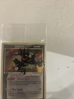 Pokemon Greninja Gold Star Promo Holo SWSH144 Celebrations SEALED - Image 3