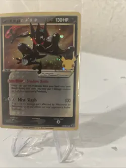 Pokemon Greninja Gold Star Promo Holo SWSH144 Celebrations SEALED - Image 4