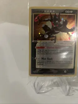 Pokemon Greninja Gold Star Promo Holo SWSH144 Celebrations SEALED - Image 5