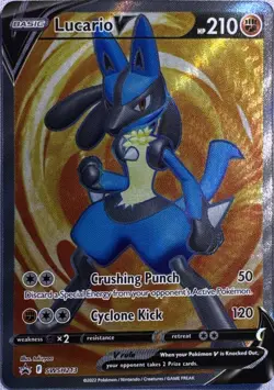 Lucario V SWSH213 Holo Promo Sword & Shield Promo Pokemon Near Mint - Image 1