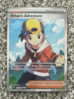 Ethan's Adventure - 221/182 - Pokemon Destined Rivals Ultra Rare LP - Image 1