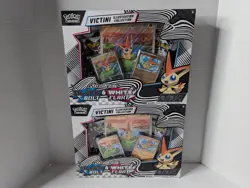 2x Pokemon TCG Black Bolt & White Flare Unova Victini Illustration Collections - Image 1