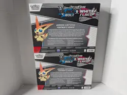 2x Pokemon TCG Black Bolt & White Flare Unova Victini Illustration Collections - Image 2