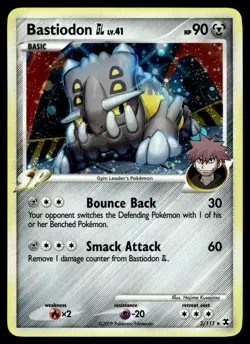 Bastiodon GL 2/111 Holo Rare Rising Rivals Pokemon Holo LP - Image 1
