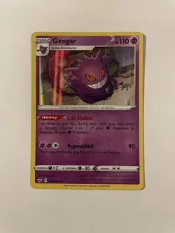 POKEMON GENGAR 085/202 HOLO RARE SWORD & SHIELD NM NEAR MINT P3 - Image 1