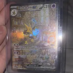 Pokemon Alakazam EX Holo Full Art 310 HP Special Illustration Rare 201/165 - Image 3