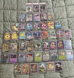 Pokemon TCG HUGE Korean 48 Card Lot (45 Singles + 3 Graded Umbreon Cards!) - Image 1