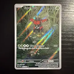 Pokemon Tapu Bulu 065/064 Shrouded Fable Scarlet & Violet Illustration Rare - Image 1