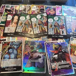 One Piece TCG 180+ Bulk Lot Mixed Cards - C, UC - ENG - 20+ Foils / DON OP-07 - Image 2