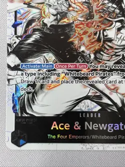 One Piece - Ace & Newgate ST22-001 NM - Alt Art Leader - Image 5