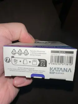 100 Standard Size White Katana Card Sleeves 2019 Ultimate Guard CCG TCG - Image 3