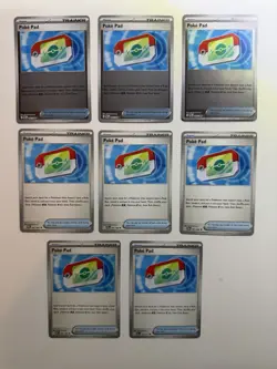 Pokemon TCG Poke Pad Trainer Item Card Lot 8 Cards English - Image 1