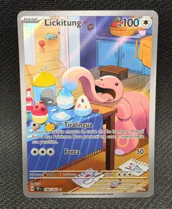 Pokemon Card Lickitung 180/162 Pokemon Cronoforze Ita Near Mint Olografica Art - Image 1