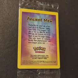 SEALED Ancient Mew Pokemon New Movie Promo Double Holo Foil Rare 1999-2000 Card - Image 3