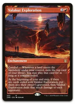 Valakut Exploration (Showcase) #303 (NM) Zendikar Rising ZNR Magic MTG - Image 1
