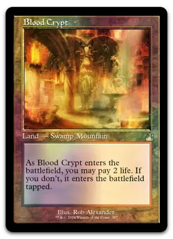 Blood Crypt (Retro Frame) #397 (Foil) (NM) Ravnica Remastered RVR Magic MTG - Image 1