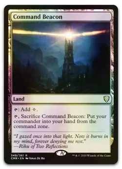Command Beacon #349 (Foil) (NM) Commander Legends CMR Magic MTG - Image 1