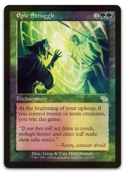 Epic Struggle #112 (Foil) (NM) Judgment JUD Magic MTG - Image 1