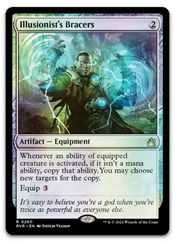 Illusionist's Bracers #260 (Foil) (NM) Ravnica Remastered RVR Magic MTG - Image 1