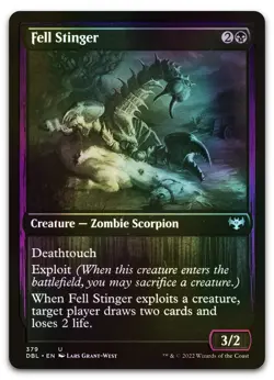 Fell Stinger #379 (Foil) (NM) Innistrad Double DBL Magic MTG - Image 1