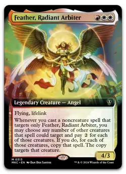 Feather, Radiant Arbiter (Extended Art) #313 (Foil) NM Murders Karlov Manor - Image 1