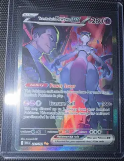 The Pokemon Company Team Rocket's Mewtwo EX 231/182 Full Art Holo 280 HP - Image 1