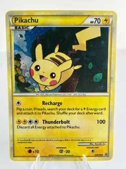 Pikachu HGSS03 - Black Star Promo - Holo W/ Swirl - Pokemon - MP - Image 1